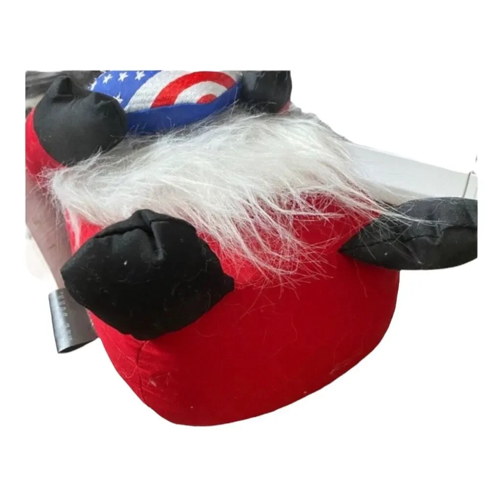 Rae Dunn USA Shelf Sitter Patriotic Gnome Plush‎ 4th of July Americana Decor NWT